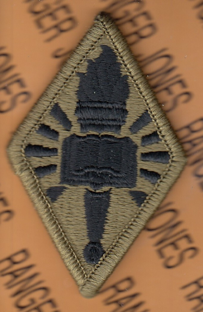 US Army Chaplain Center & School ~3.25" OCP w/ Hook patch m/e
