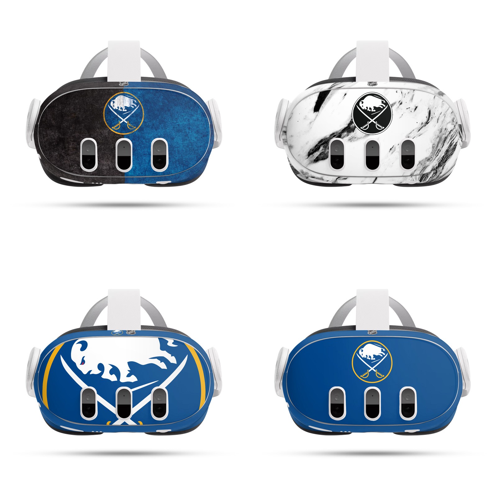 OFFICIAL NHL BUFFALO SABRES VINYL STICKER SKIN DECAL COVER FOR META QUEST 3
