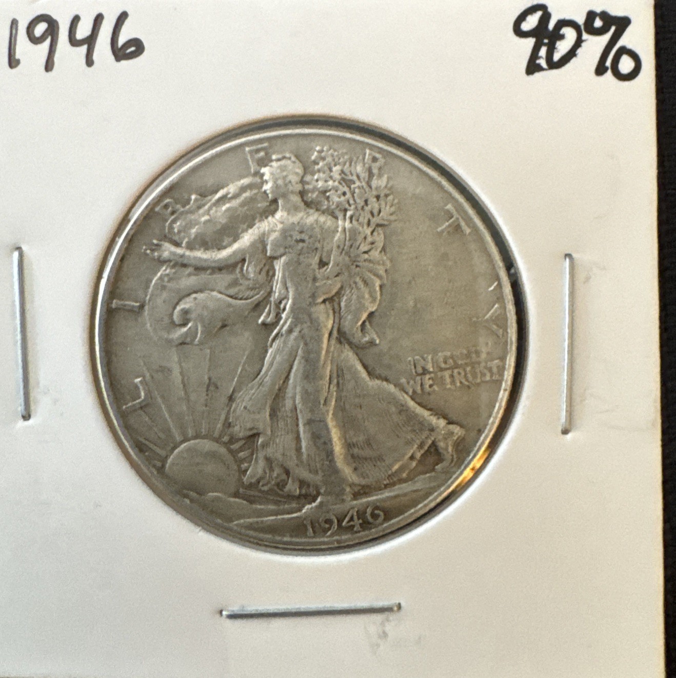 1946 P WALKING LIBERTY HALF DOLLAR - VERY NICE -