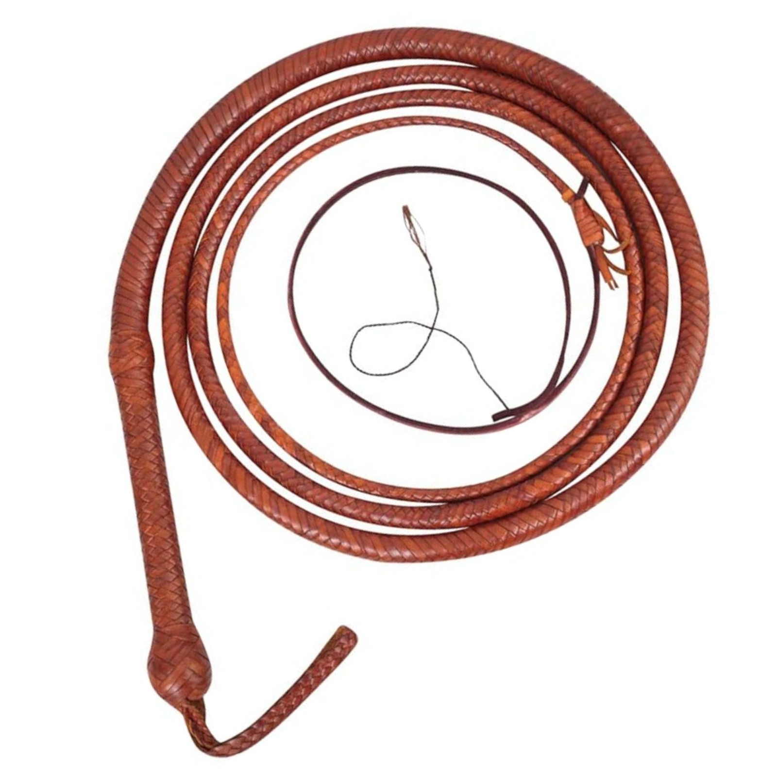 Bull whip Handmade Genuine Leather 12Ft 16 Plait Australian Style Bullwhip