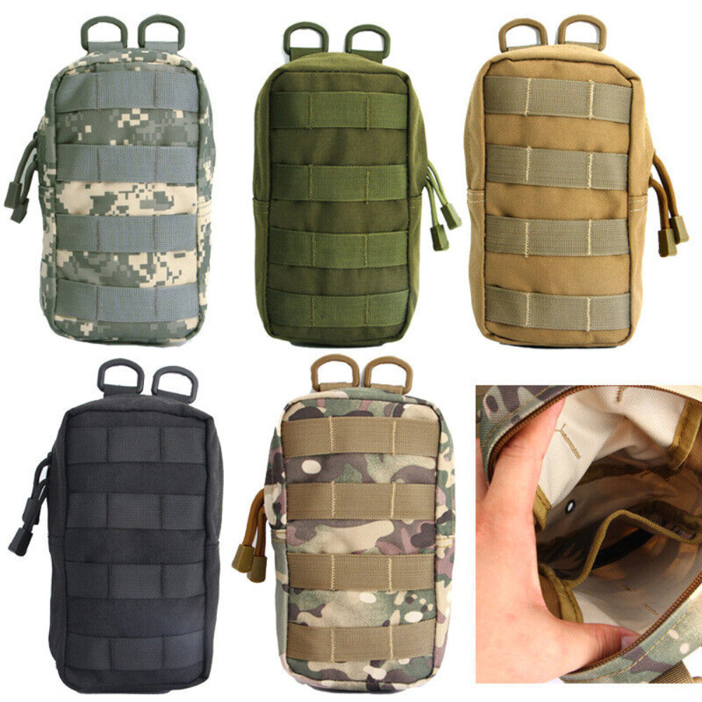 Molle Pouch Compact Utility Edc 600D Gadget Tactical Hanging Waist Bag Gear US