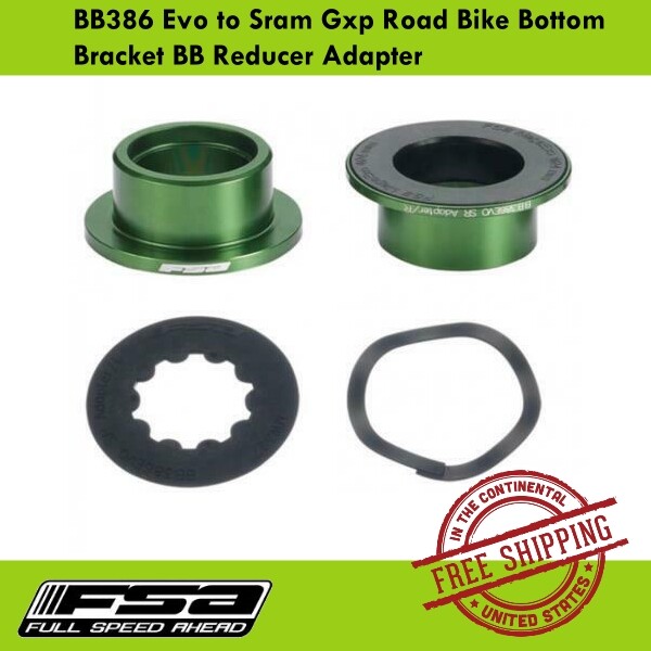 FSA BB386 Evo to Sram Gxp Road Bike Bottom Bracket BB Reducer Adapter