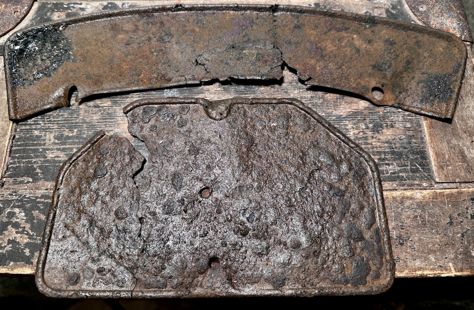 WW2 German Army Motorcycle DKW License Plates Found in Kurland Latvia Wehrmacht