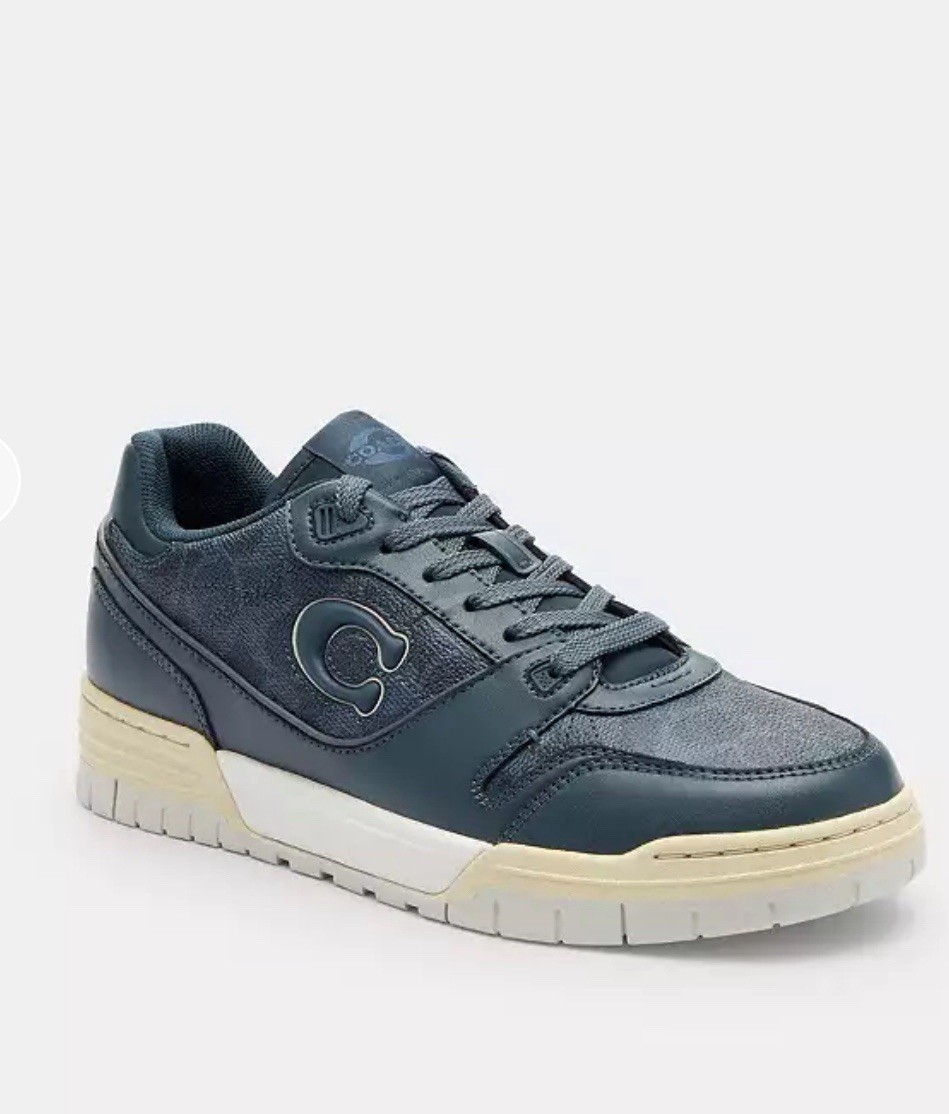 Coach Men's Soho Sneaker With Signature Canvas Denim/Denim CAQ10 7/11/11.5/12/13