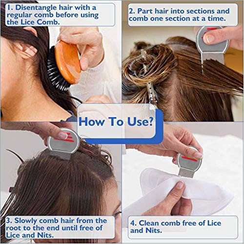 Professional Reusable Comb for Kids Adults Helix-Spiraled Comb 2Pack
