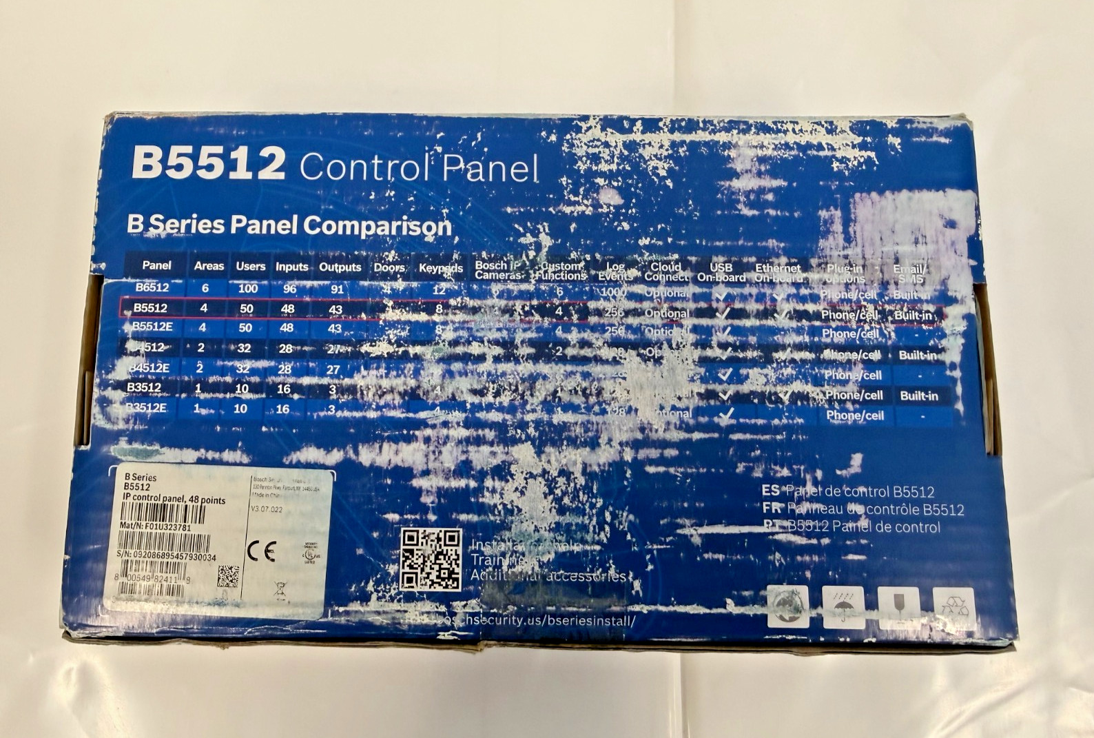 Bosch B5512 Control Panel