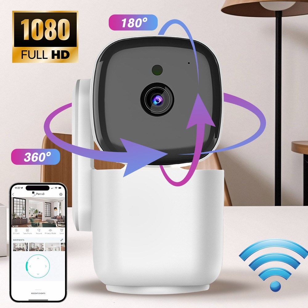 2x Camaras De Seguridad Wifi Casa Exterior Inalambrica Con Vision Nocturna 1080P