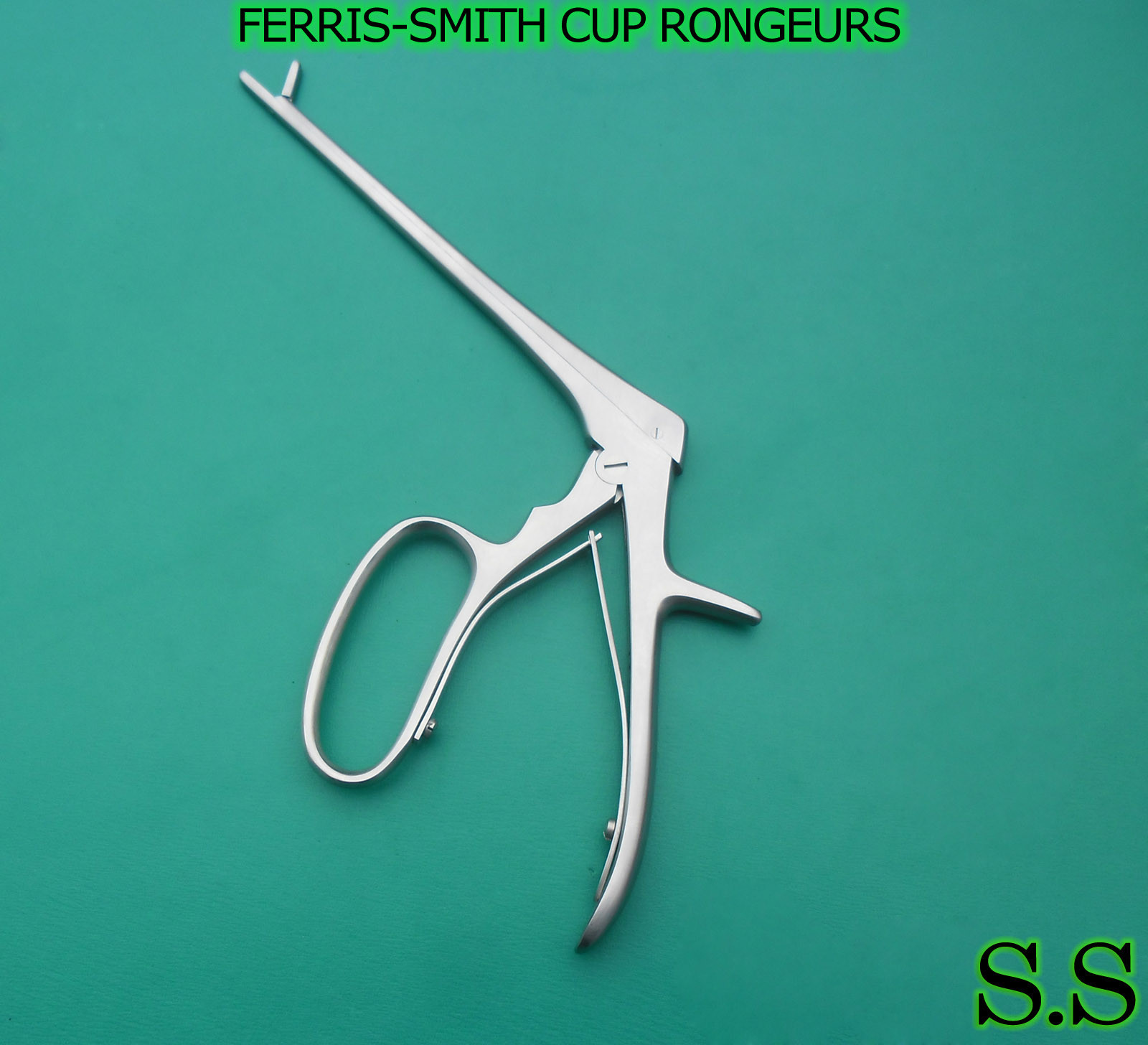 Ferris-Smith Cup Rongeurs Curved Up 7" 4X10MM