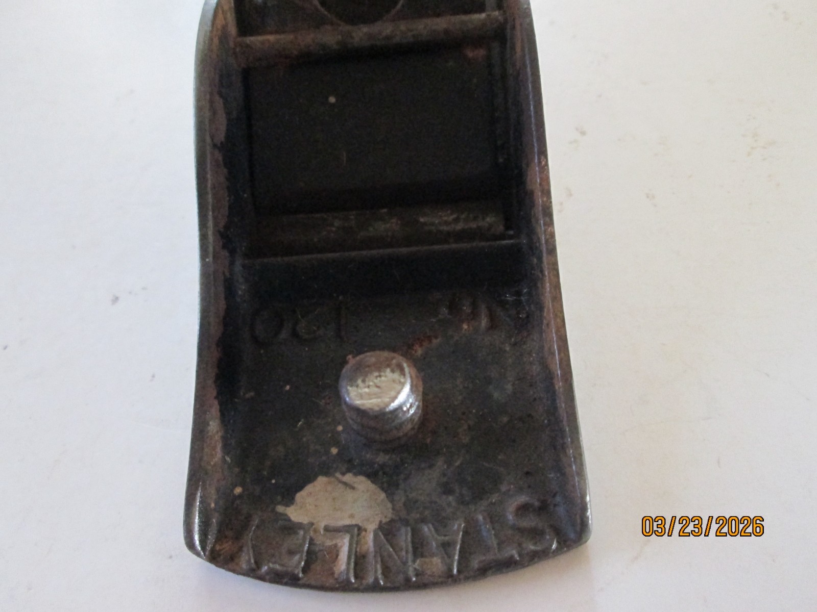 VINTAGE STANLEY NO. 120 WOOD PLANE.