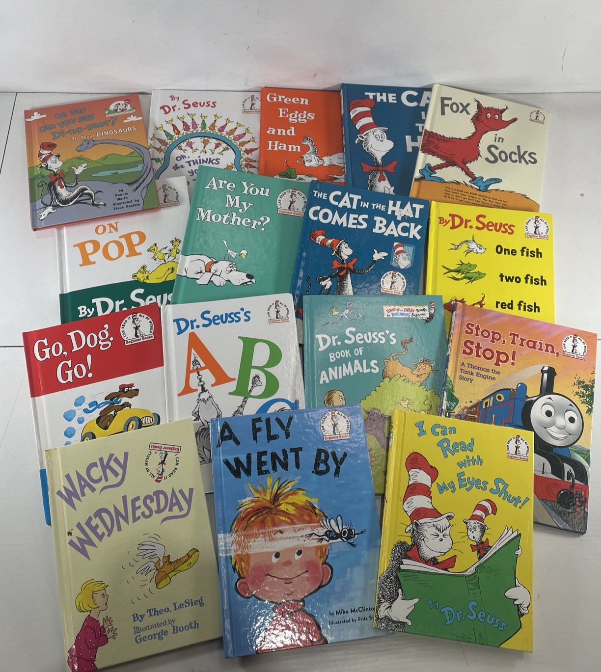 Lot of 10 RANDOM Dr. Seuss I Can Read Beginner Children's Books Hardcover