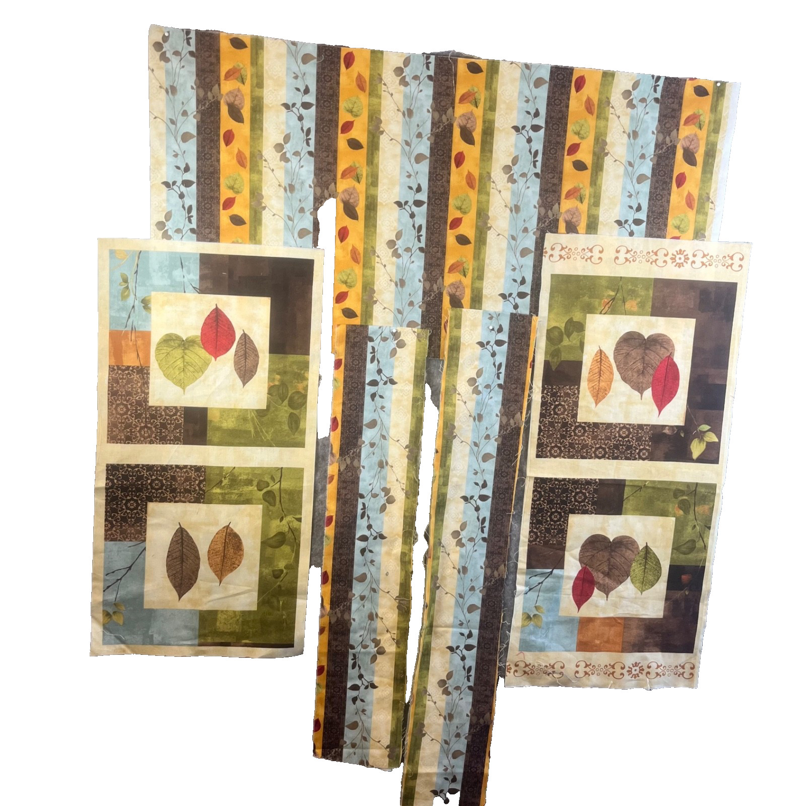 Fall Panels Strips Yardage - Sizes in Description