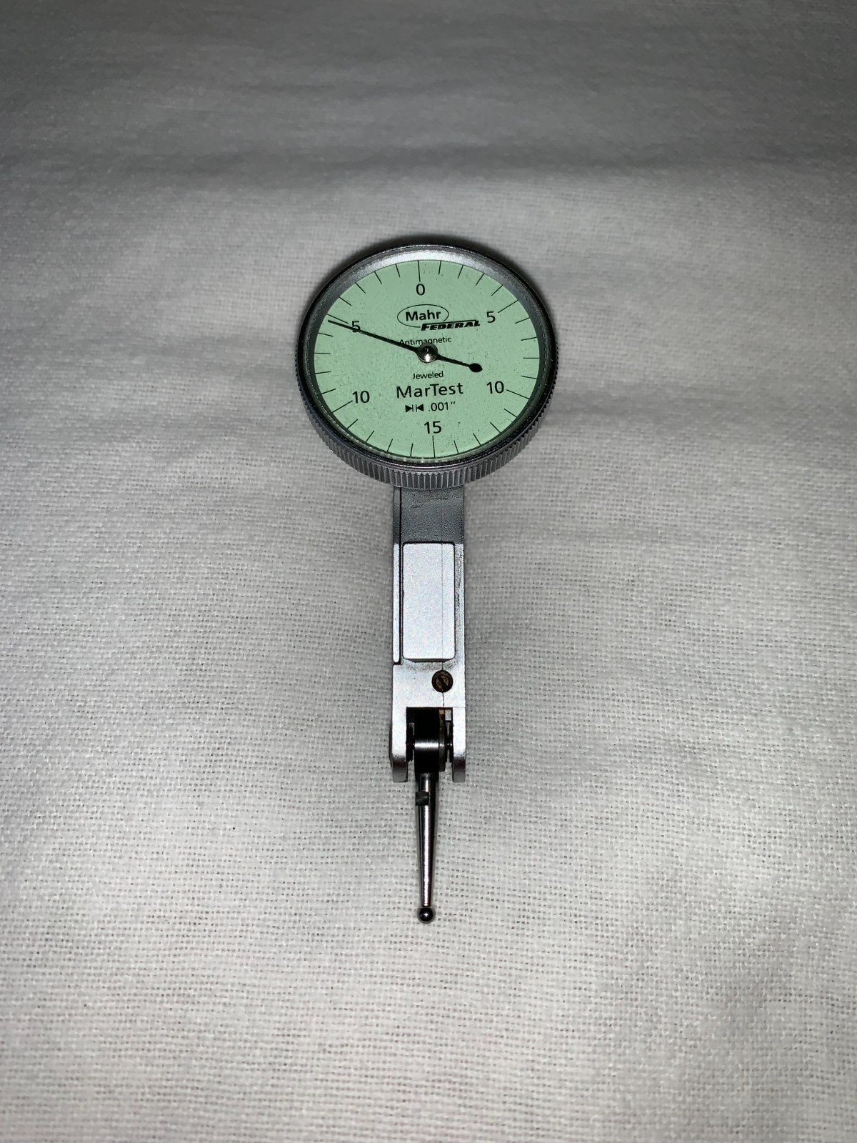 Martest Dial Test Indicator, ±.015" Range, .001" Graduation