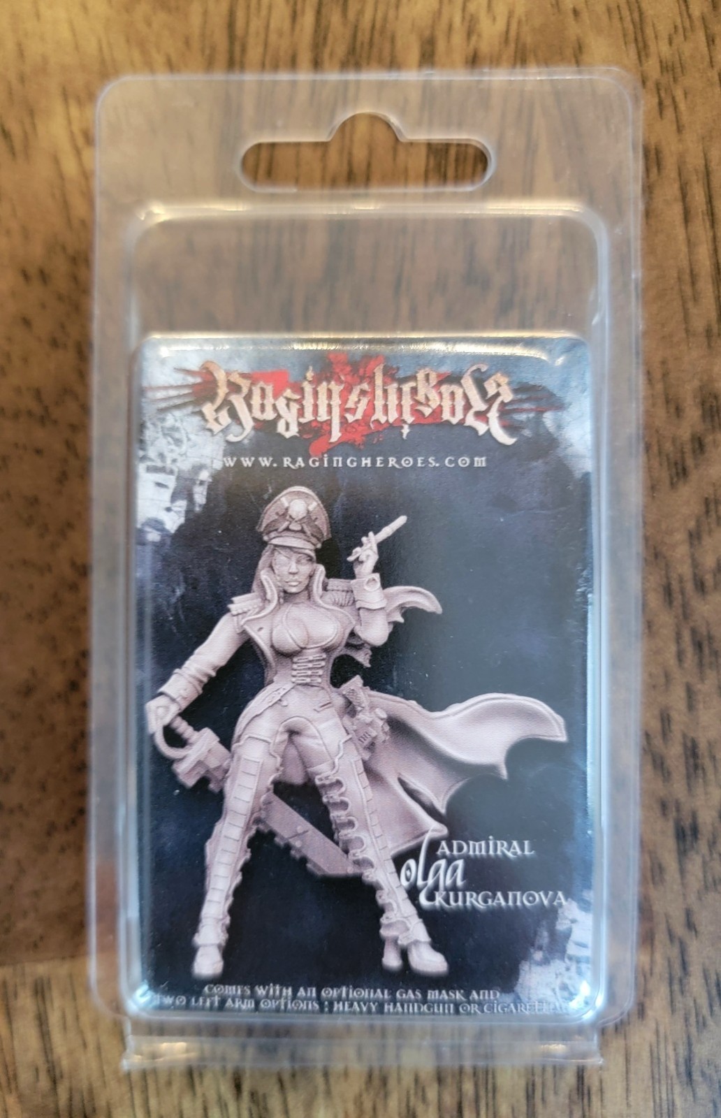 Raging Heroes Admiral Olga Kurganova Female Officer Commander 28mm