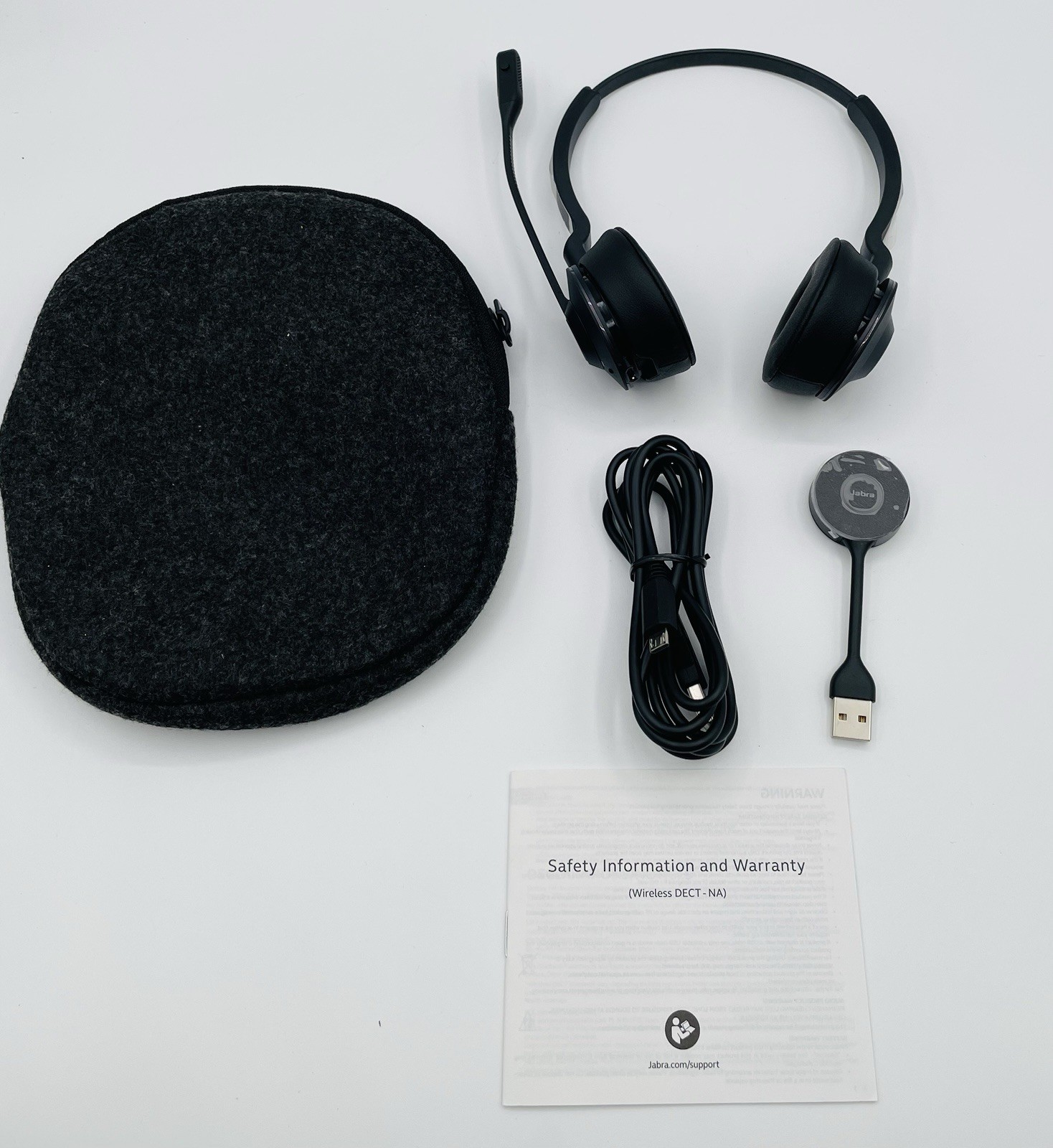 Jabra Engage 55 USB-A MS Teams Mono Wireless Headset- Open Box