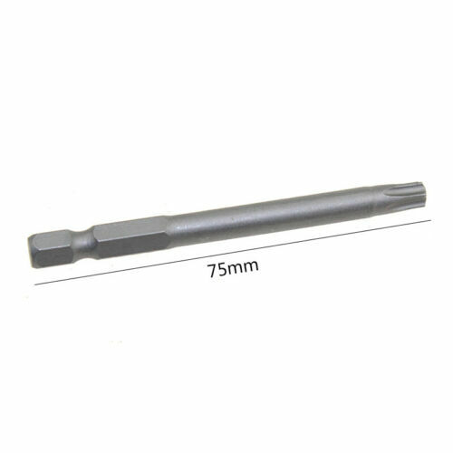 50Pcs Extra Long Security Bits Hex Torx Star Spline Flat Screwdriver Bit Box Set