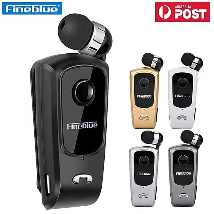 FineBlue F920 Bluetooth 5.0 Stereo Earphone Headset Retractable Handsfree Phone