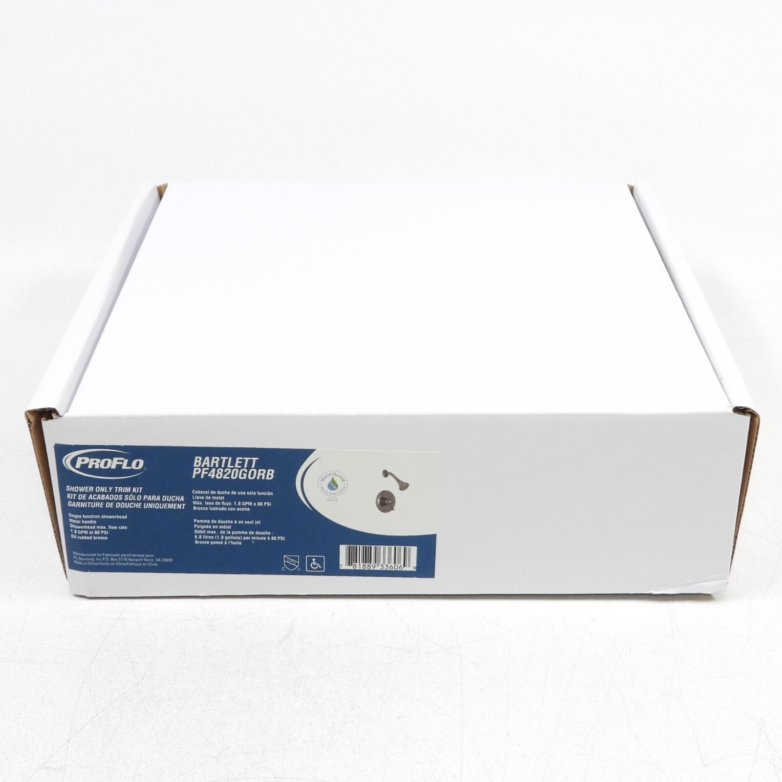ProFlo Bartlett Shower Trim Package 1.8 GPM Single Function (PF4820GORB)