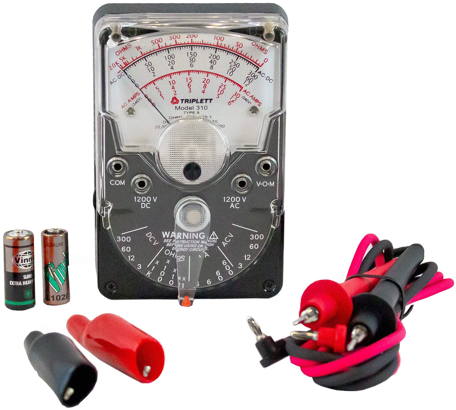 3018 Model 310 Hand-Sized Analog Multimeter - AC/DC Voltage, DC Current, Resi...