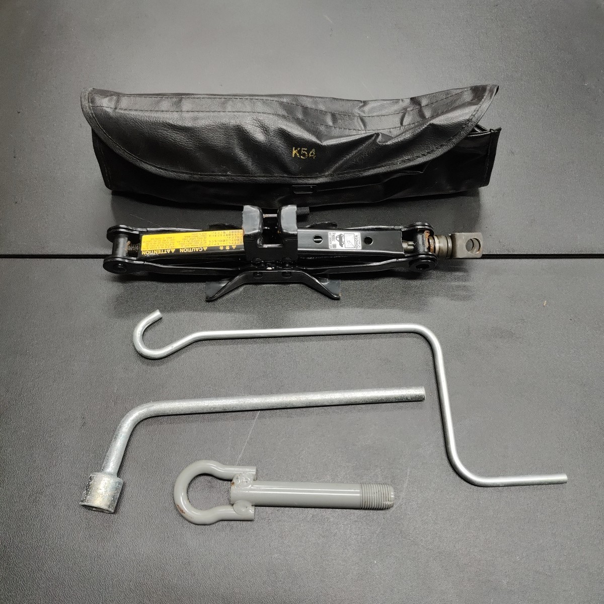 00 01 02 03 04 05 Toyota MR2 Spyder Spare Jack Lug Wrench Tow Hook Bag OEM