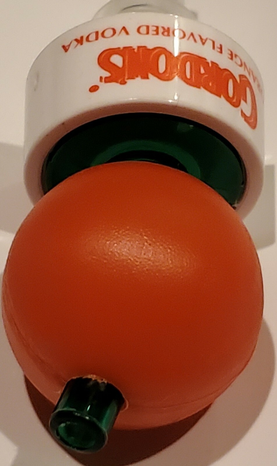 Vtg Gordon's Vodka Orange Flavored Liquor Bottle Spout Pour Top easy Pouring