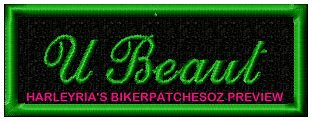 CUSTOM/MADE TO ORDER .... UPTO 4 LINES BIKER PATCH with BLACK BACK GROUND