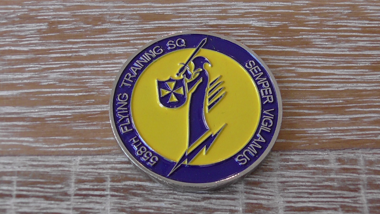 USAF 558th Flying Training Squadron Challenge Coin #A616