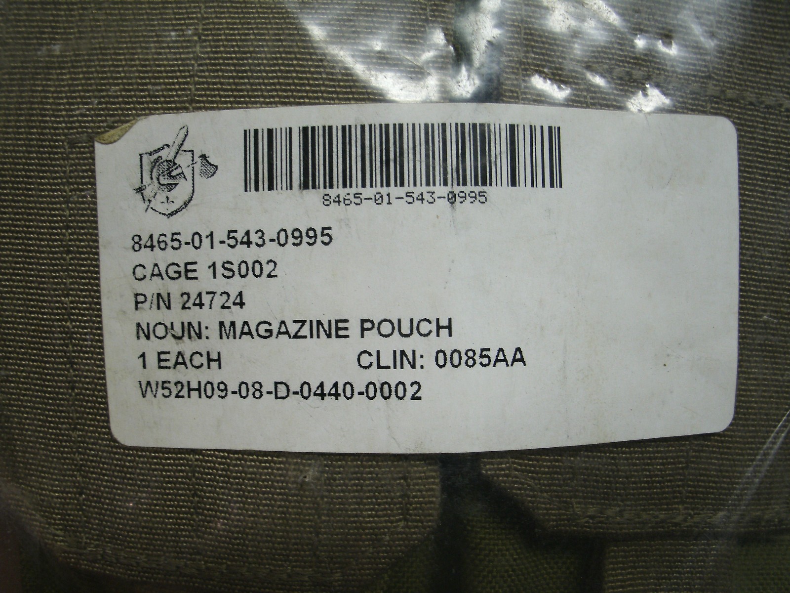 Eagle Industries Double Rifle Mag Pouch Khaki NSN MARKED