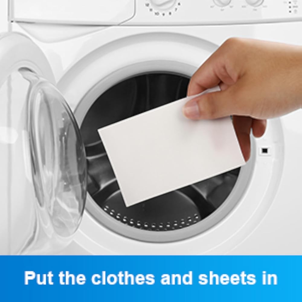 Laundry Deternt Sheets - 200 Loads Fresh Linen Scent Washing Strips,