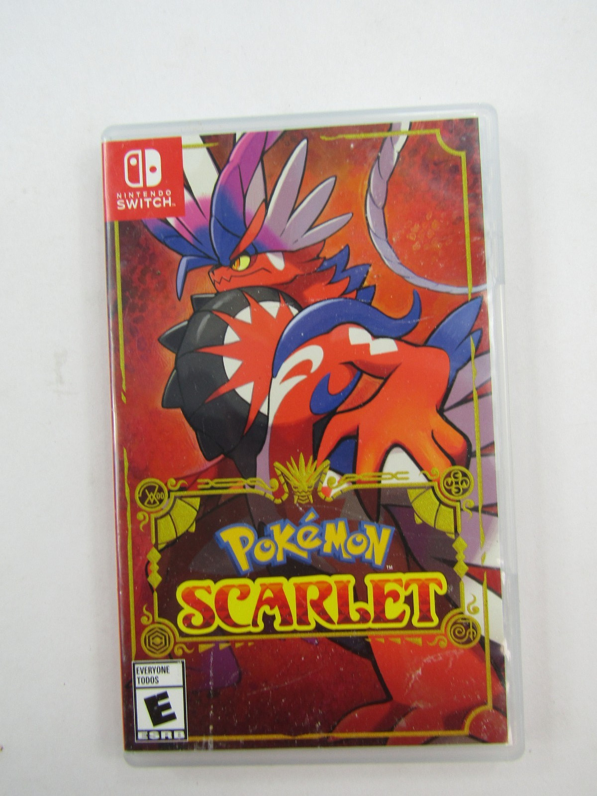 Pokemon Scarlet Nintendo Switch Video Game CASE ONLY NO GAME