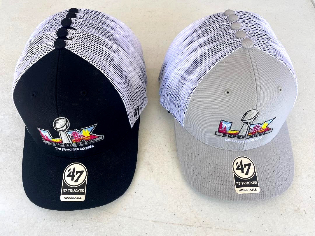 10pc Lot of 2026 NFL Super Bowl 60 San Francisco '47 Trucker Adjustable Caps