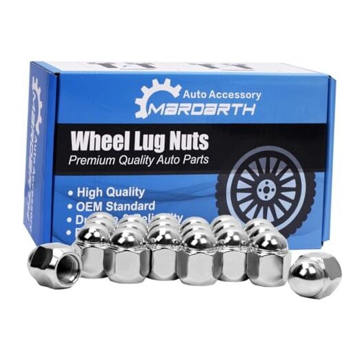 Set of 20, 12x1.25 Lug Nuts Compatible with BRZ CROSSTREK Impreza WRX Ascent 86
