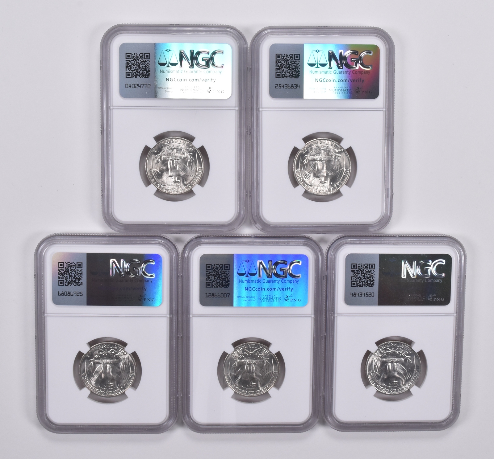MS66 1946-S Washington Quarter NGC Special Label