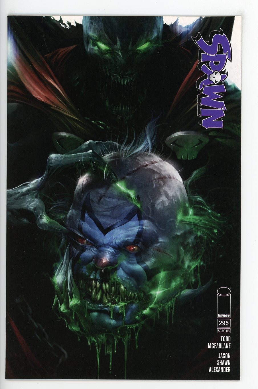 SPAWN #295 NEAR MINT 2019 FRANCESCO MATTINA VARIANT 1st PRINT IMAGE COMICS b-195