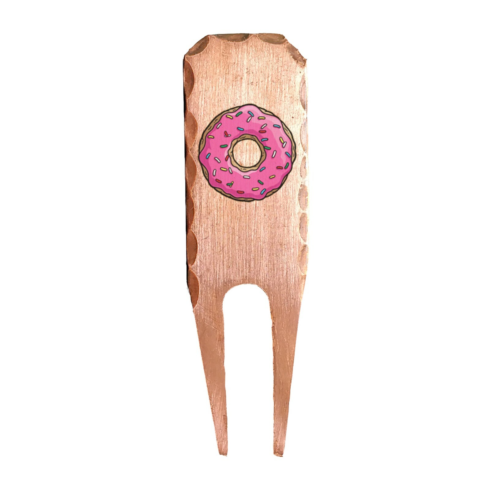 Dancing Donuts Forged Copper Divot Repair Tool by Sunfish Golf