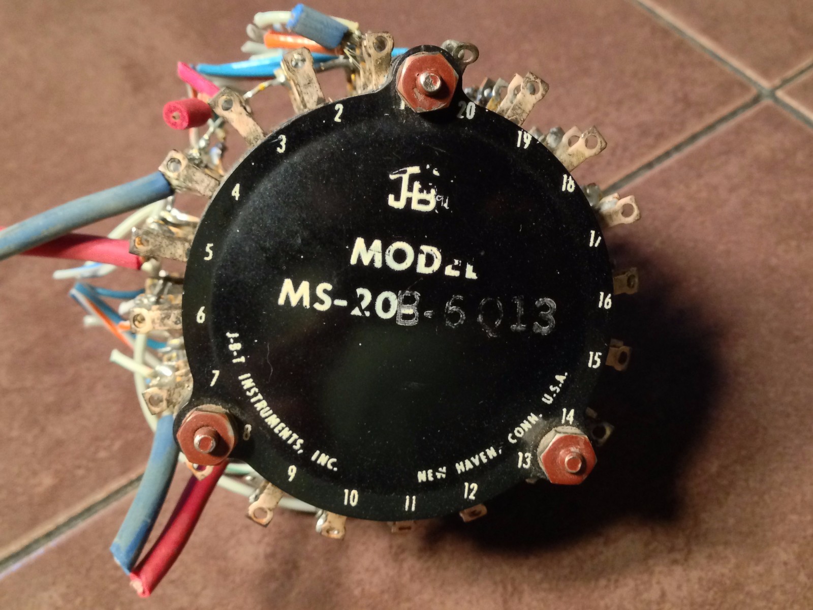JBT Instruments Rotary Switch Model MS-20