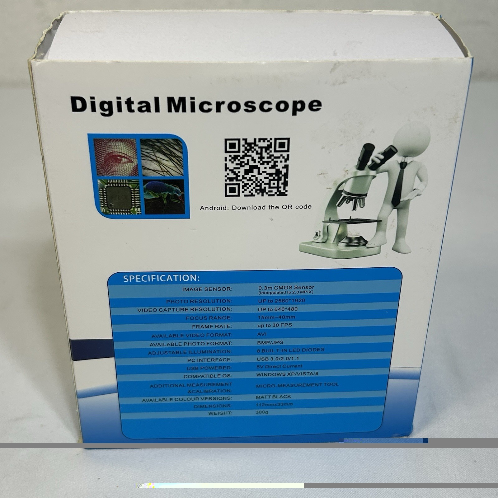 USB Digital Wireless Microscope X0026EP2T3 7 8 10 Android Linux