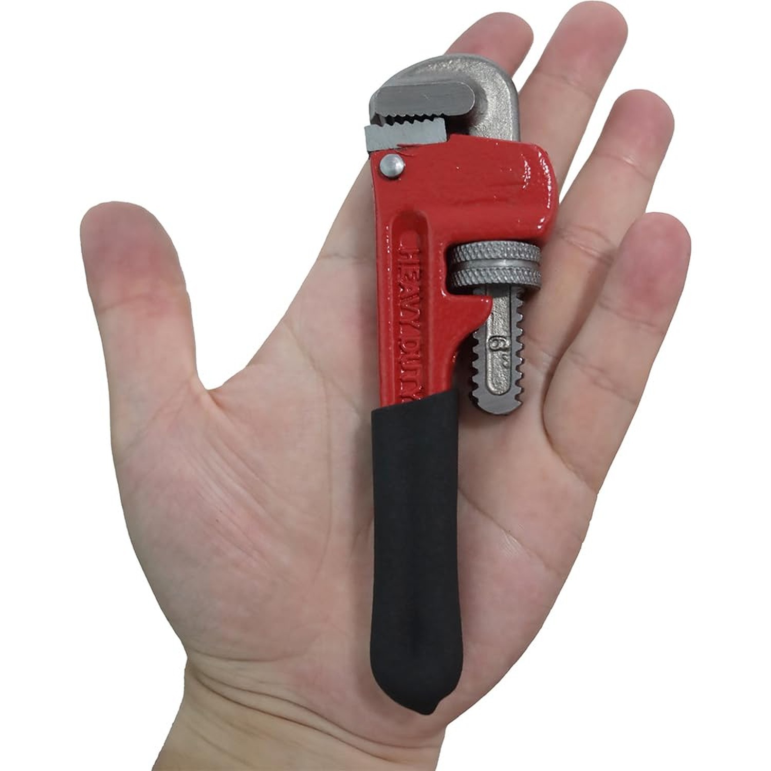 Small Pipe Wrench, 6 Inch Adjustable Plumbers Wrench Mini Plumbing Tools Stra...