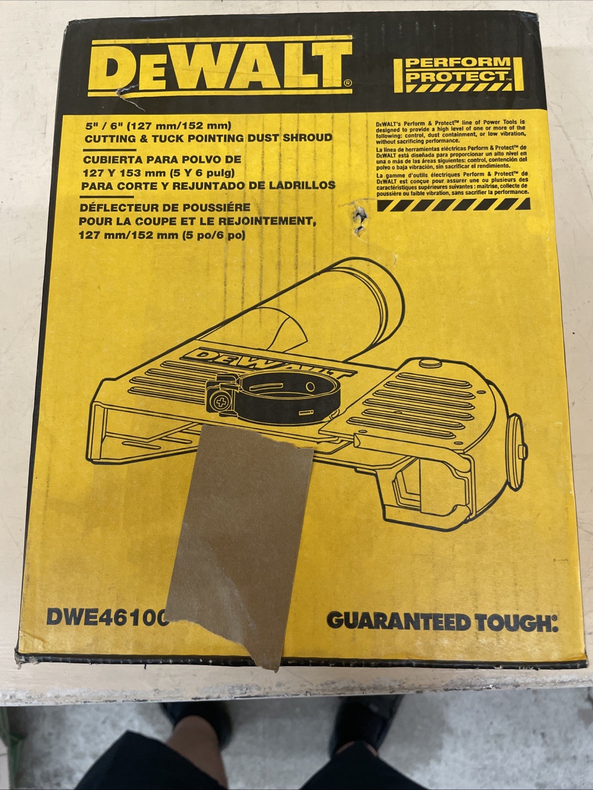Dewalt 5-6” Cutting And Tuck Pointing Dust Shroud DWE46100