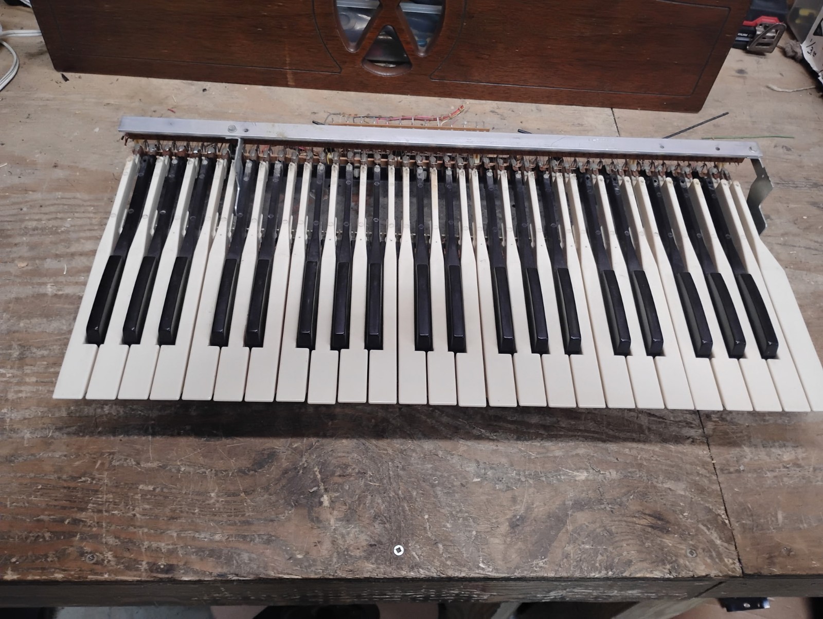 Vintage Organ Keys 44 Note 3.5 Octave Set! MAKE OFFER!
