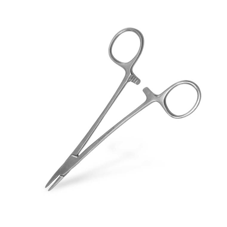 Mayo-Hegar Left-Handed Needle Holder, 6 in. Tungsten Carbide, Von Klaus German