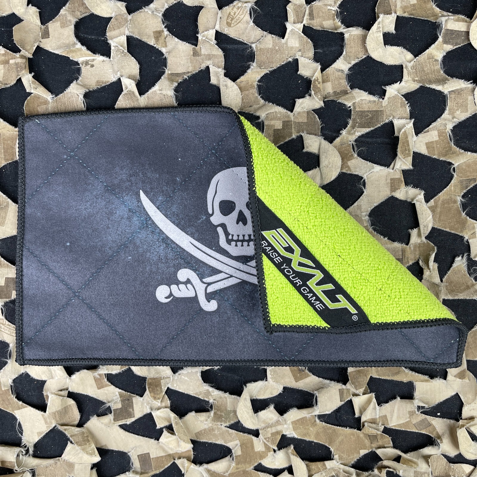 NEW Exalt Microfiber Goggle Cloth - Small - Jolly Roger Pirate