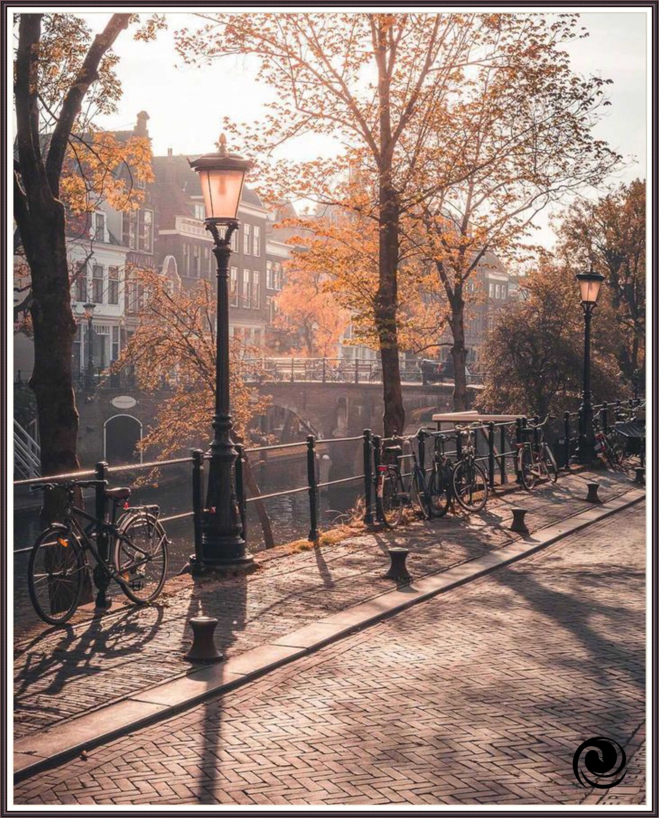 Amsterdam in Autumn 1376 Chart Counted Cross Stitch Pattern