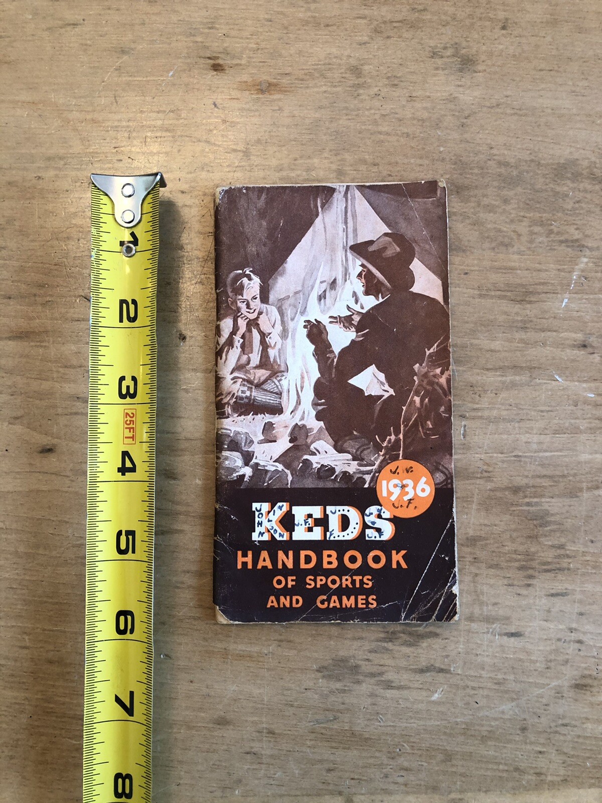 Keds Athletic Shoes 1936 Handbook of Sports and Games Cowboy Camping Advertising