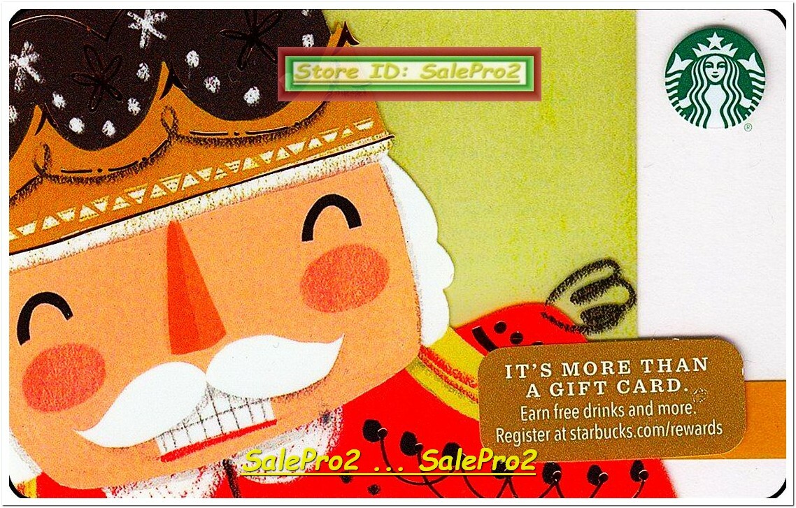 STARBUCKS COFFEE 2017 USA CHRISTMAS SANTA CLAUS #6142 US COLLECTIBLE GIFT CARD