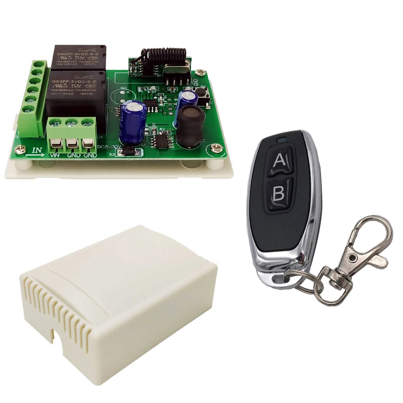 Dc 5v~30v Universal Wireless Remote Control Relay Transmitter RF 433MHz