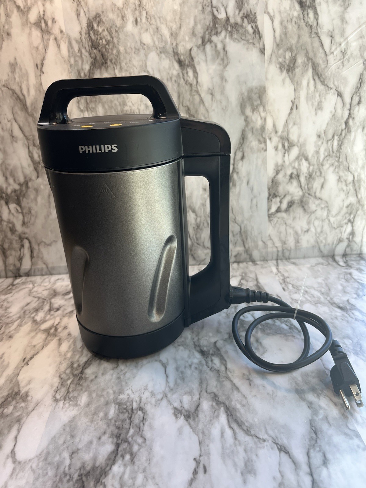 Philips HR2204 Soup & SmoothieMaker Electric Stainless Steel 900W Black Silver