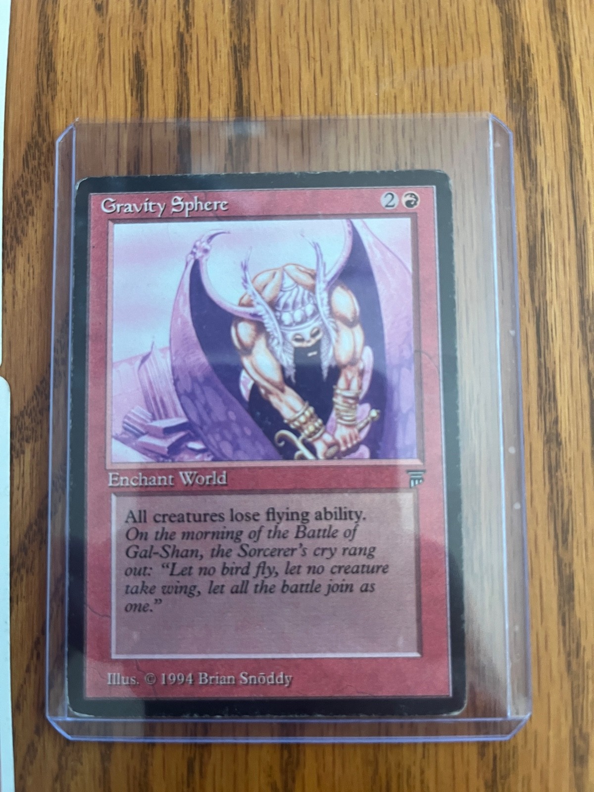 5 LOT RED MTG Magic The Gathering Cards LEGENDS GRAVITY SPHERE Lightning Bolt