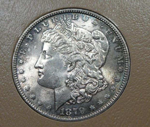 1879 Morgan Dollar - Uncirculated / Unc - Remarkably Appealing Toned & Lustrous