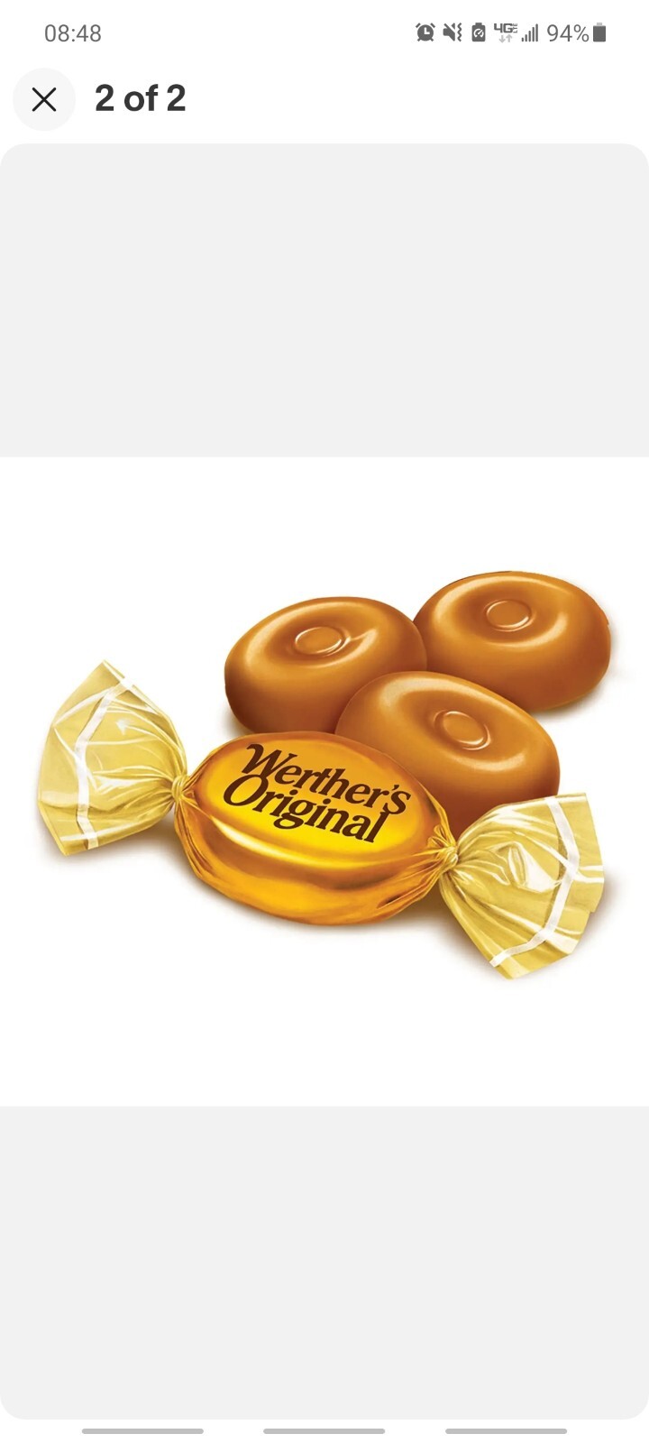 1 X Bag Werther's Original Caramel Flavor Hard Candies 2.65oz Fast Shipping!