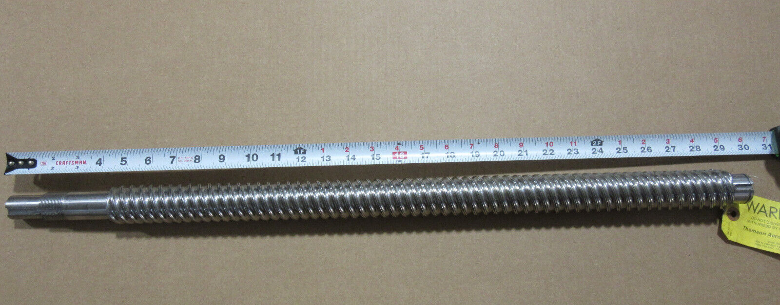 Thomson Aerospace BSPR040L40M Ball Screw with Driver NEFF 89029100 New!!!